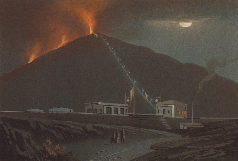 Erupción del Vesubio, 1880 de German School