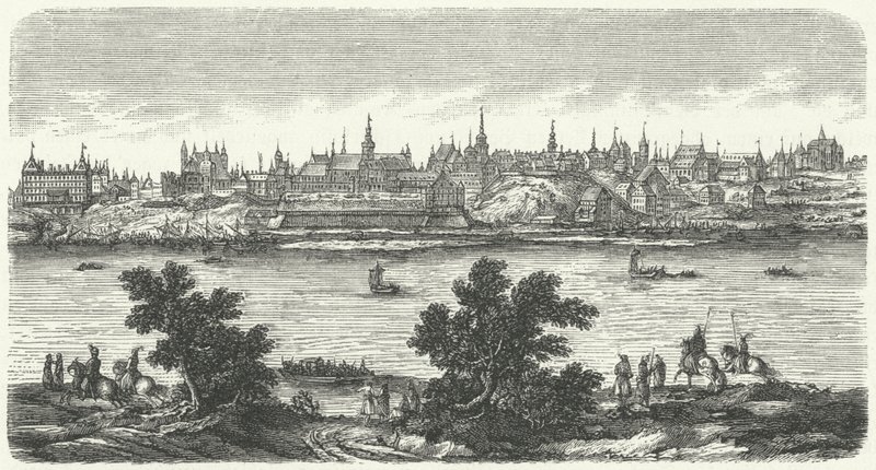 Varsovia en el siglo XVII de German School