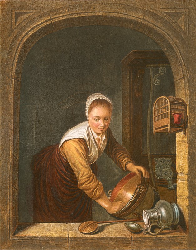 La Menagere de Gerrit Dou