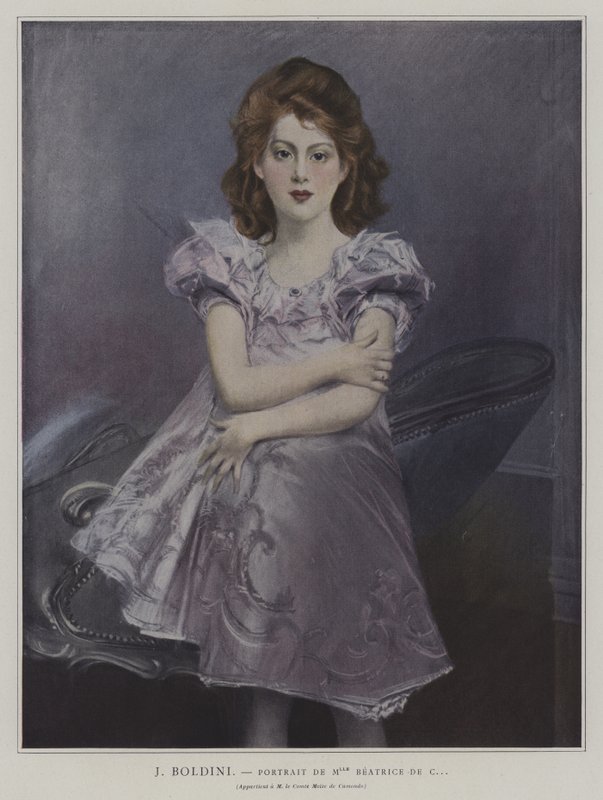 Retrato de la señorita Beatrice de C... de Giovanni Boldini