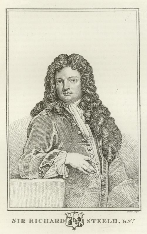 Sir Richard Steele, Caballero de Godfrey Kneller