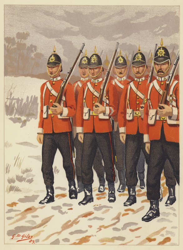 El 68º, Infantería Ligera de Durham de Godfrey Douglas Giles