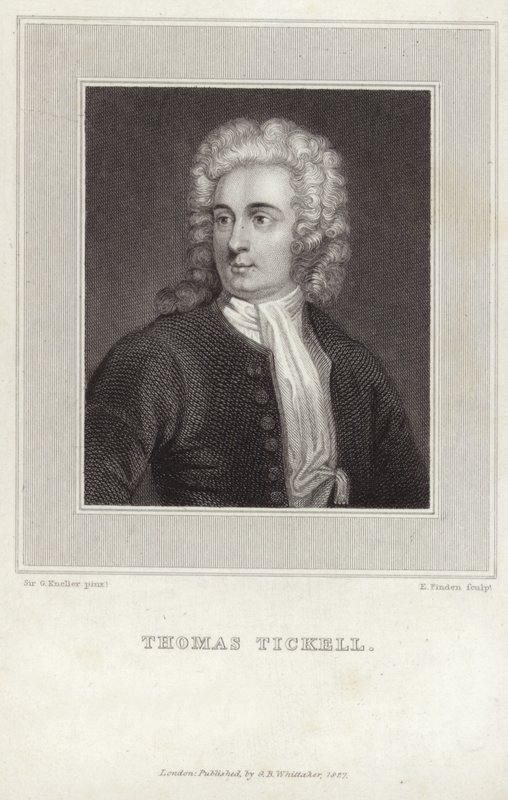 Retrato de Thomas Tickell de Godfrey Kneller