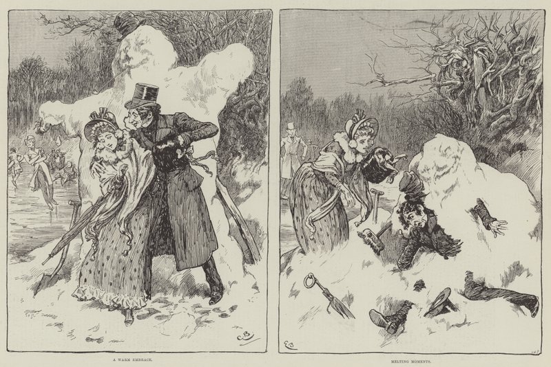 Escenas de Invierno de Gordon Frederick Browne