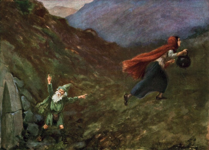 Ilustración para El cuento del caldero de Gordon Frederick after Browne