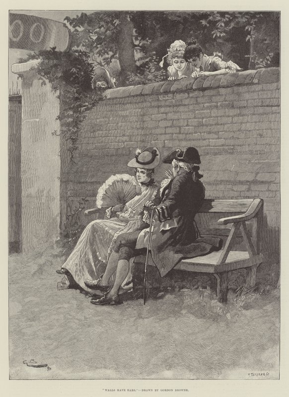 Las paredes tienen oídos de Gordon Frederick Browne