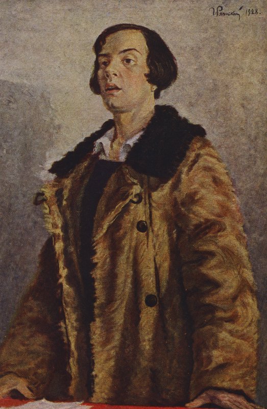 Presidenta (litografía en color) de Grigory Grigorievich Ryazhsky