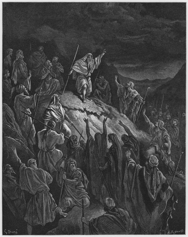 Matatías apelando a los refugiados judíos de Gustave Dore