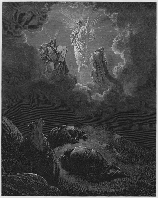 La Biblia de Gustave Doré: La transfiguración de Gustave Dore