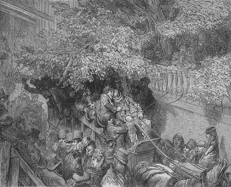 John Bull Después de Beber de Gustave after Dore