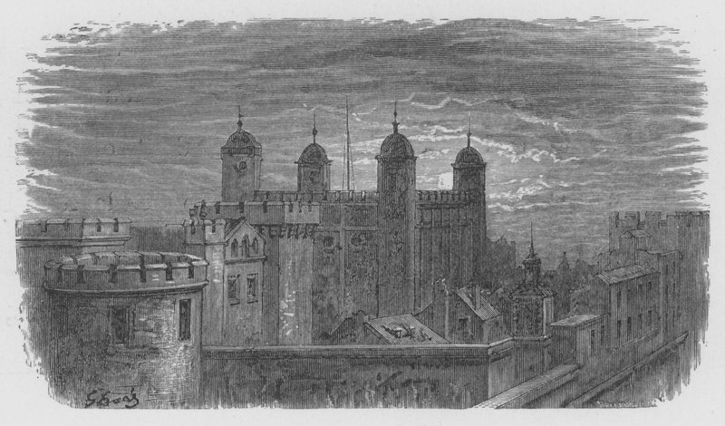 La Torre de Londres de Gustave after Dore