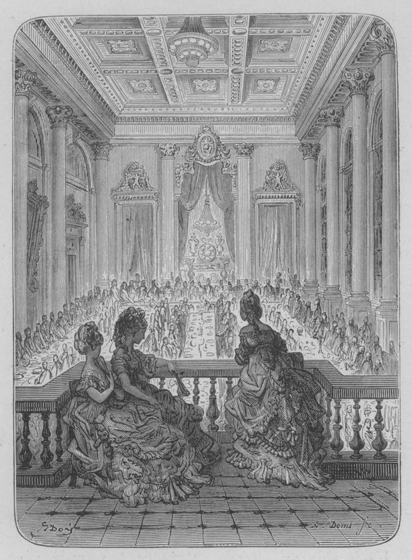 La Cena de los Orfebres de Gustave after Dore