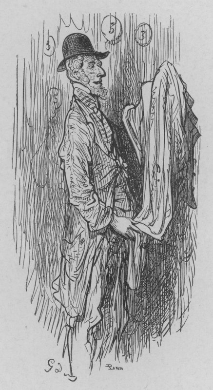 El Vendedor de Ropa de Gustave after Dore