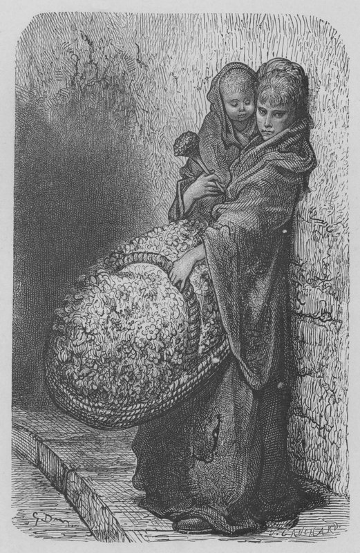 Vendedora de Flores de Gustave after Dore