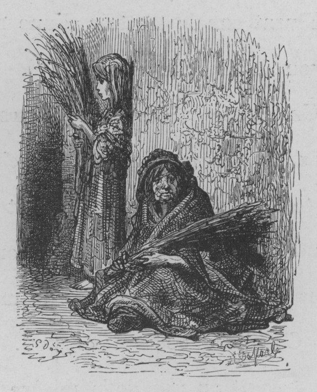 Vendedoras de Lavanda de Gustave after Dore