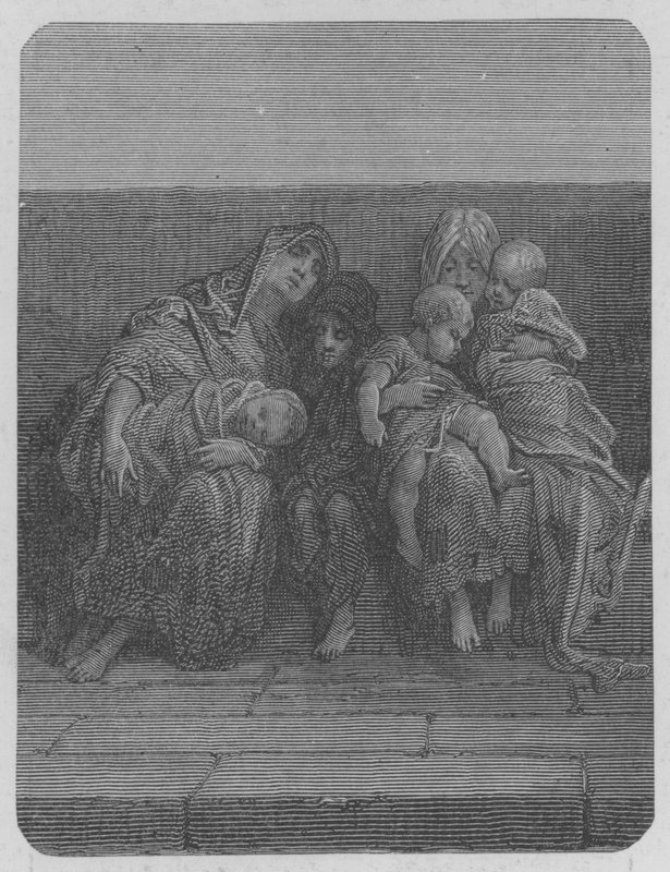 Madres e hijos de Gustave after Dore