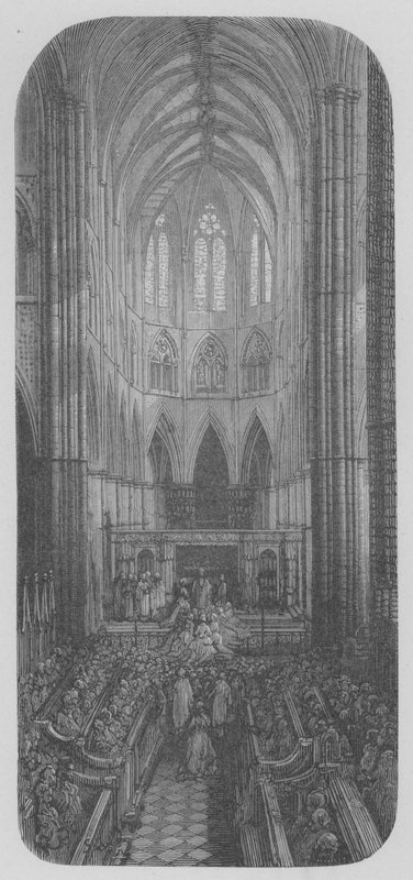 Una Boda en Westminster de Gustave after Dore