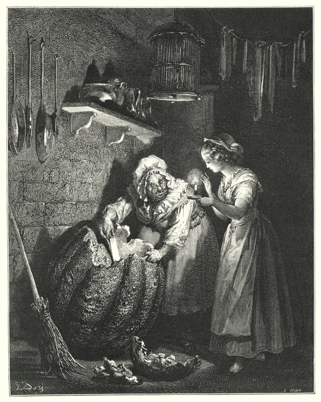 Cenicienta de Gustave Dore