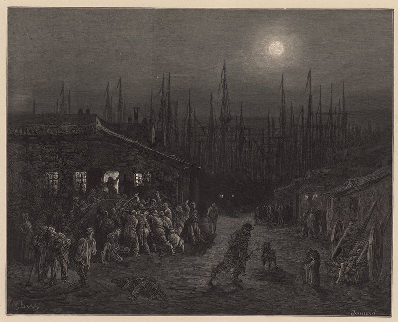 London Docklands de Gustave Dore