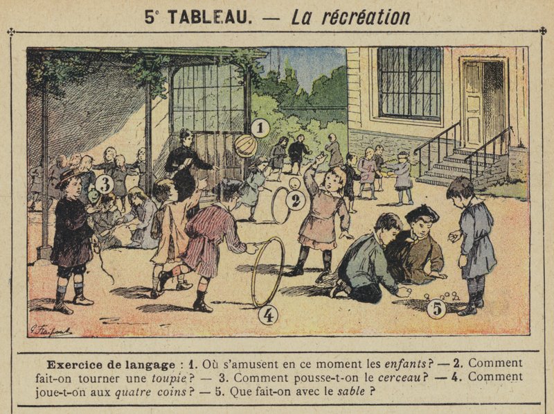La recreación de Gustave Fraipont