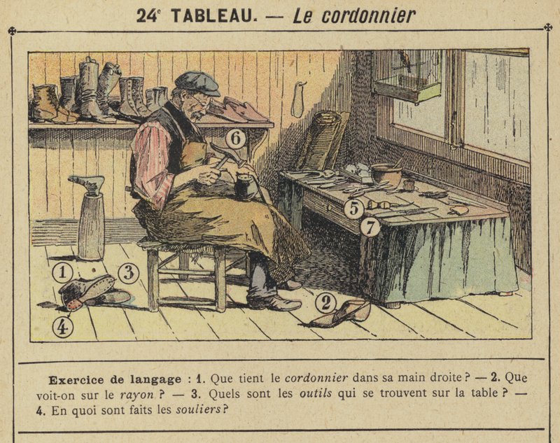 El zapatero de Gustave Fraipont