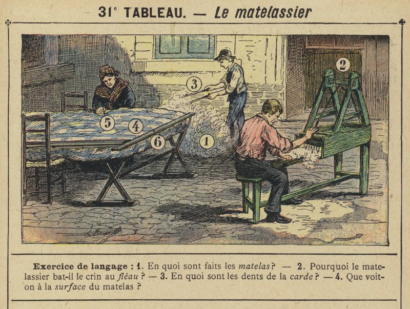 El colchonero de Gustave Fraipont