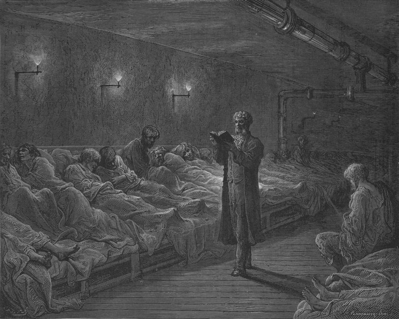 Un predicador laico de Gustave after Dore
