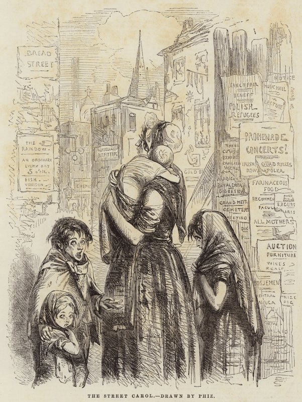 El Villancico de la Calle de Hablot Knight Browne