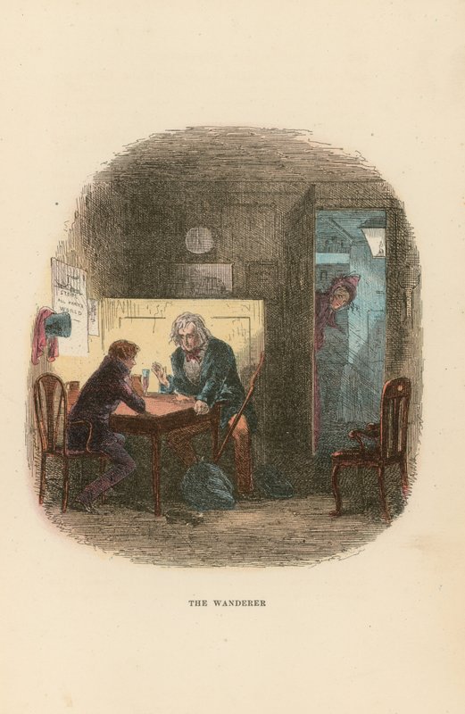 Ilustración para David Copperfield de Hablot Knight Browne
