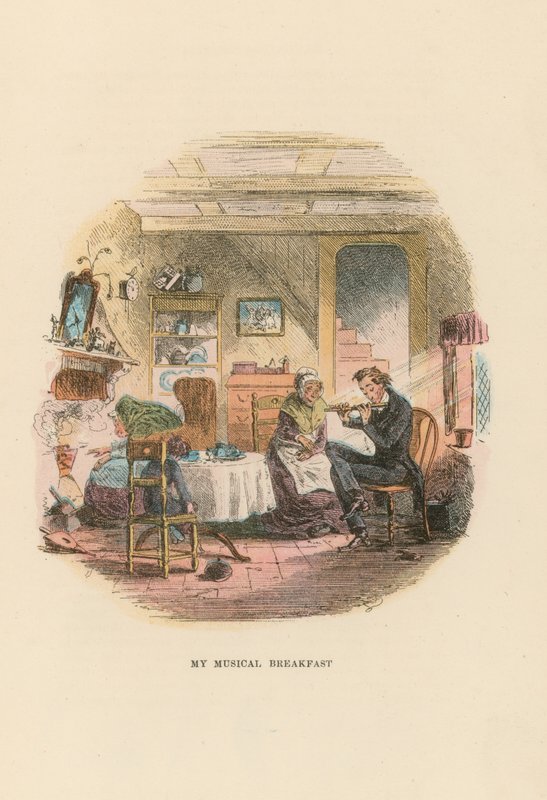 Ilustración para David Copperfield de Hablot Knight Browne