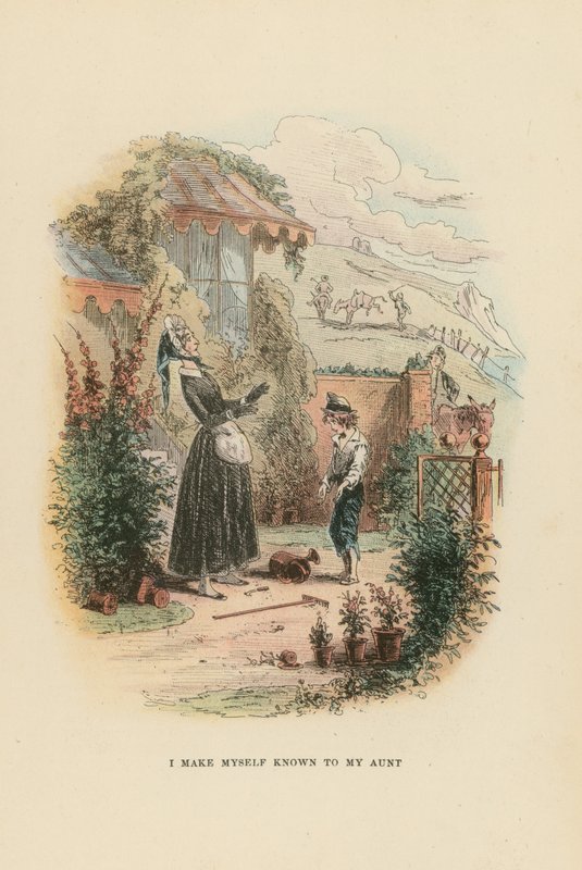 Ilustración para David Copperfield de Hablot Knight Browne