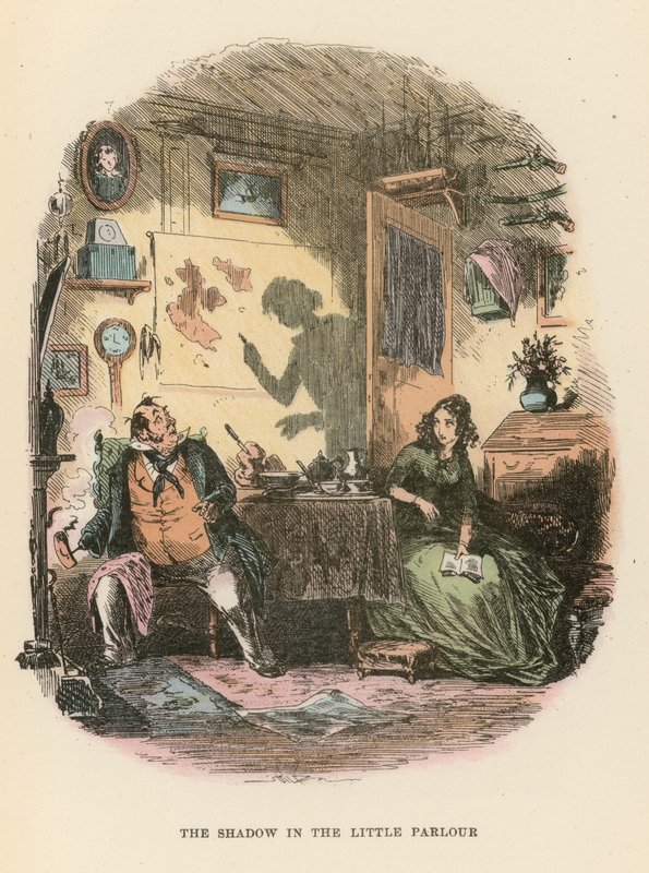 Ilustración para Dombey e hijo de Hablot Knight Browne