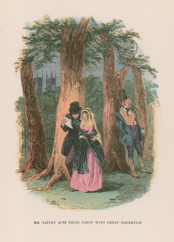 Ilustración para Martin Chuzzlewit de Hablot Knight Browne
