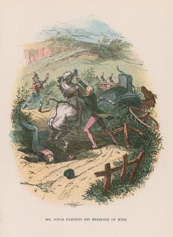 Ilustración para Martin Chuzzlewit de Hablot Knight Browne
