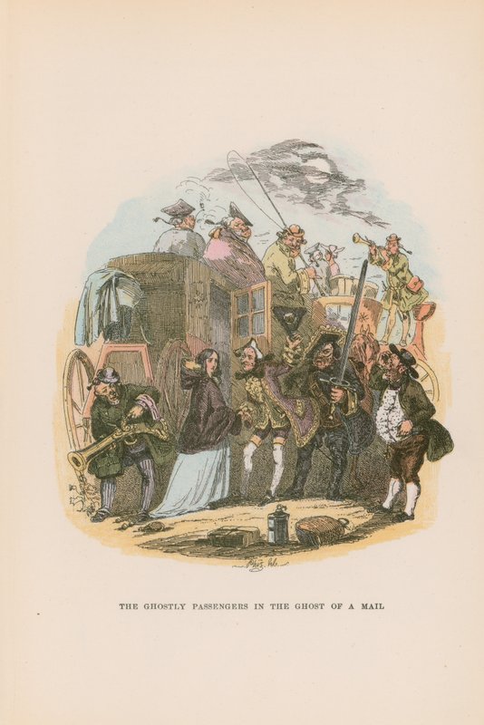 Ilustración para Pickwick Papers de Hablot Knight Browne