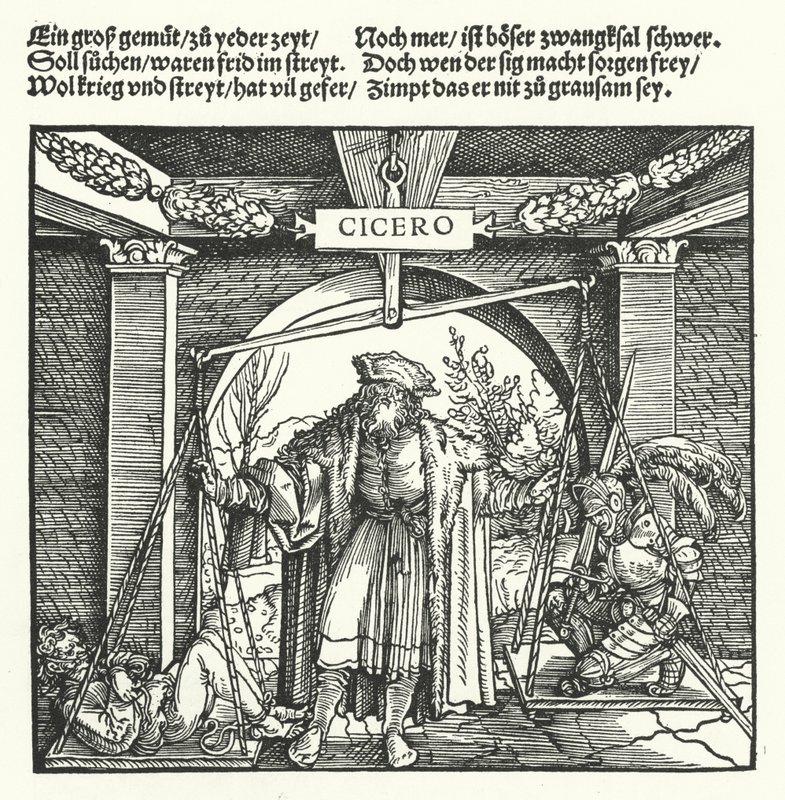 Justicia de Hans (after) Burgkmair