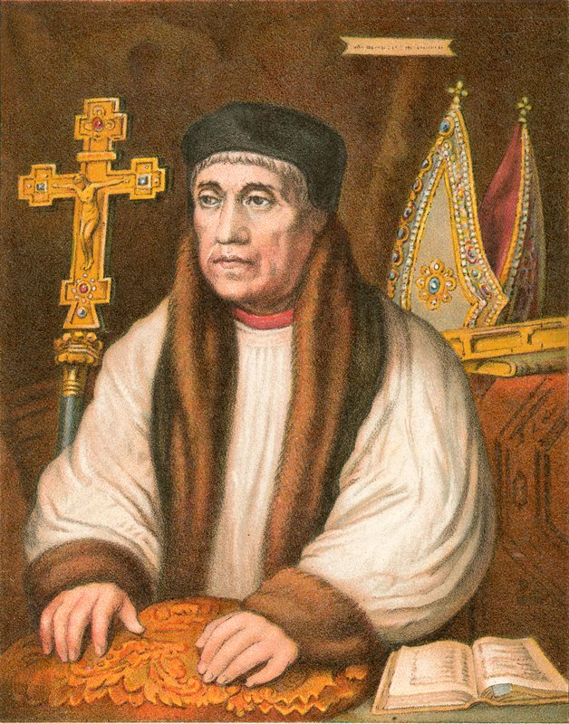 Arzobispo Warham de Hans (after) Holbein the Younger