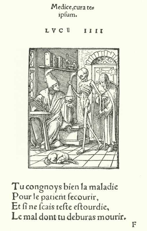 El médico de Hans (after) Holbein the Younger