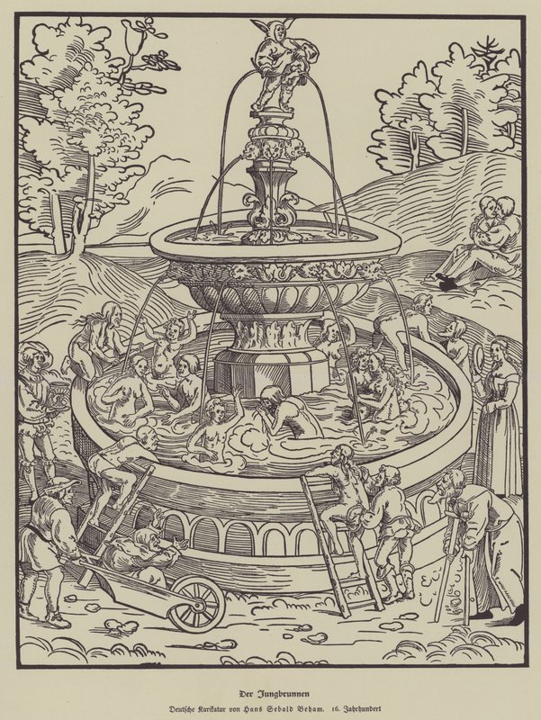 La Fuente de la Juventud, siglo XVI de Hans Sebald Beham
