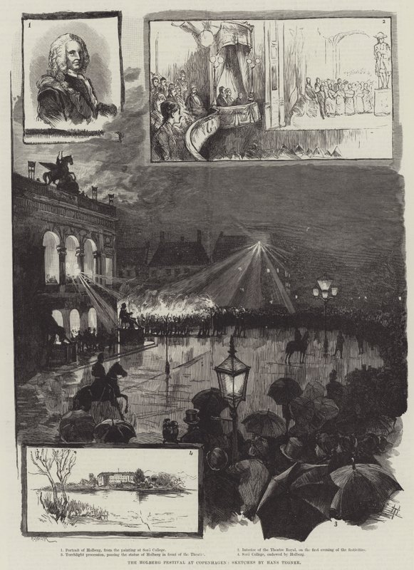 El Festival Holberg en Copenhague de Hans Tegner