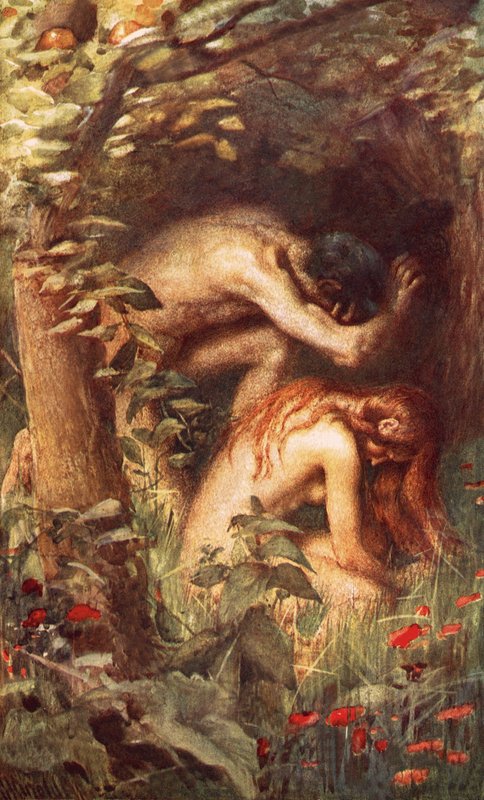 Adán y Eva de Harold Copping