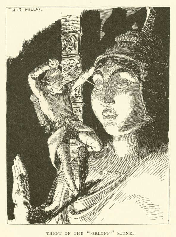 Robo de la piedra "Orloff" de Harold Robert Millar