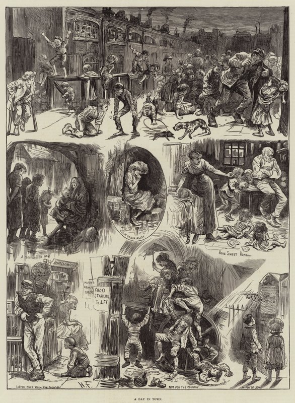 Un día en la ciudad de Harry Furniss