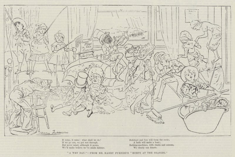 Un día lluvioso de Harry Furniss