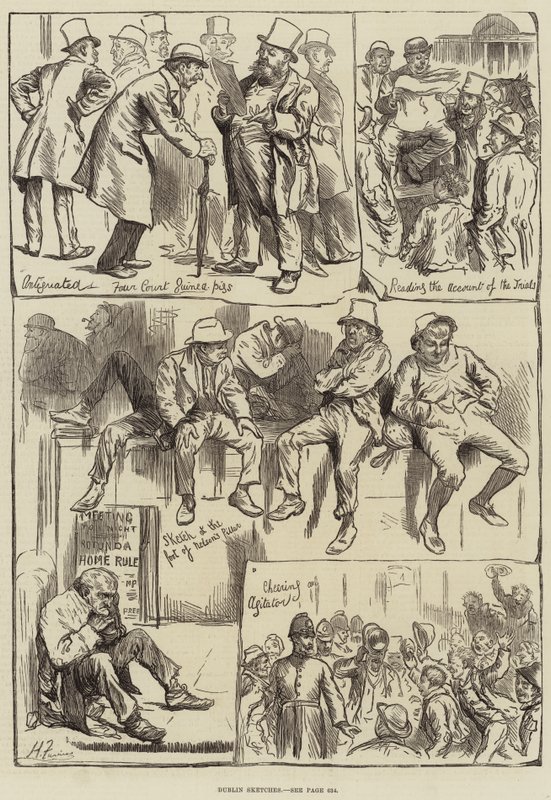 Bocetos de Dublín de Harry Furniss