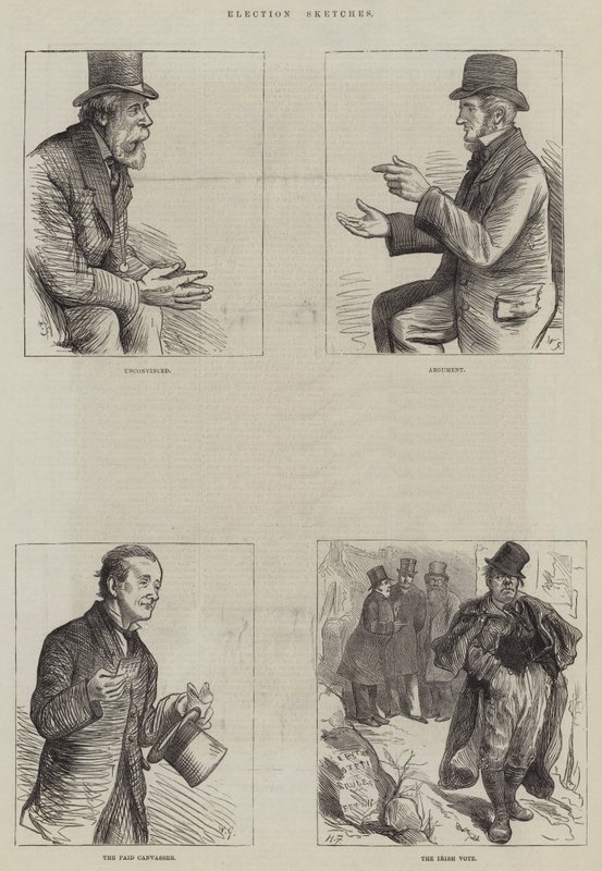Bocetos de elecciones de Harry Furniss