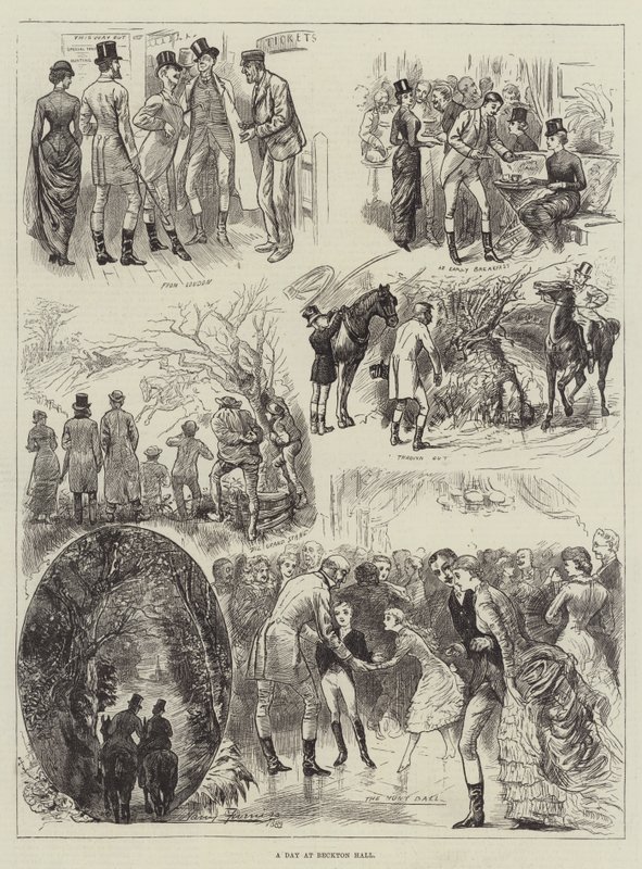 Un Día en Beckton Hall de Harry Furniss