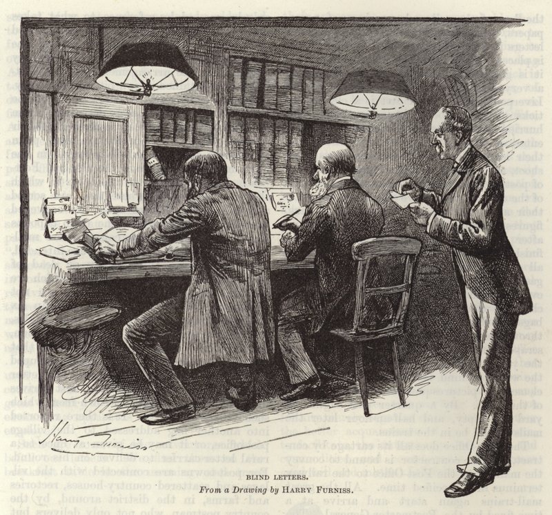 Letras ciegas de Harry Furniss