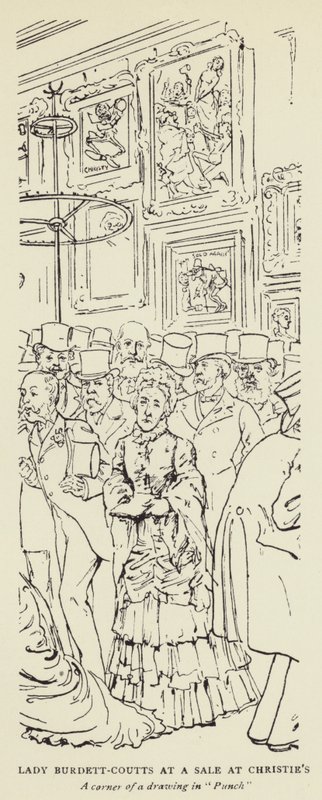 Lady Burdett-Coutts en una Venta en Christies de Harry Furniss