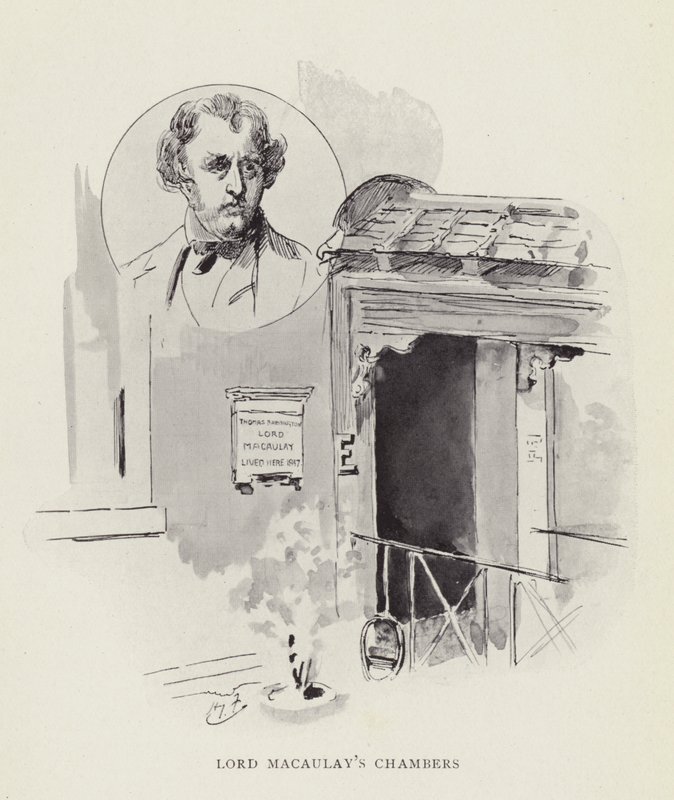 Las cámaras de Lord Macaulay de Harry Furniss